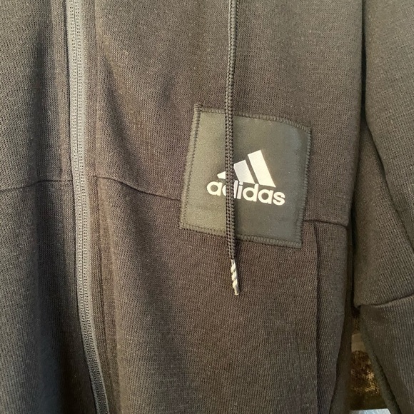 adidas climalite Cross-Up 365 zip Sweatshirt- Men - Picture 3 of 8